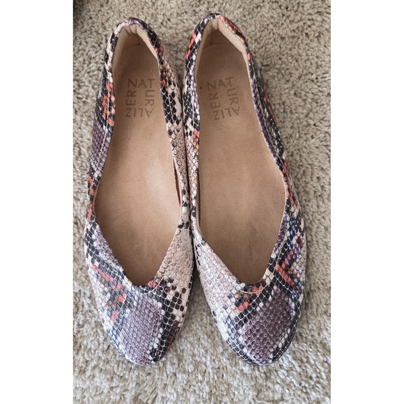 Naturalizer Shoes - Naturalizer Vivienne Multicolor Snakeskin Faux Leather Flats Size 7-Ex Cond!